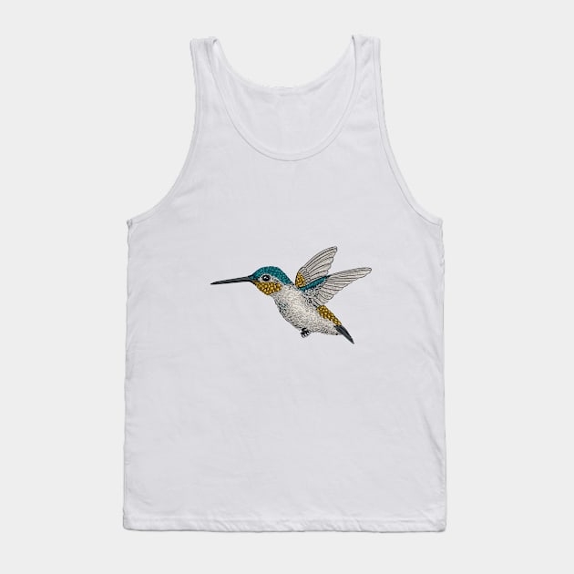 Hummingbird 4 Tank Top by katerinamk